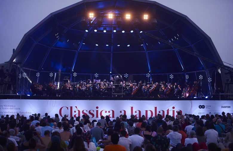 海滩上的古典音乐