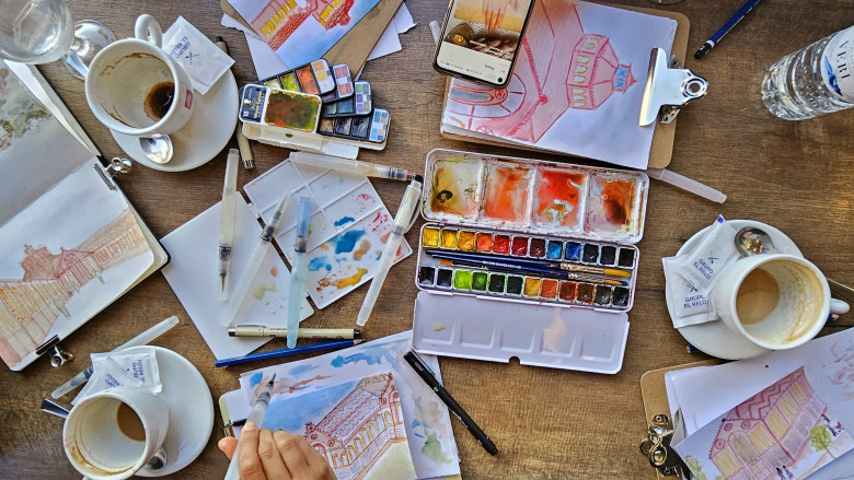 巴塞罗那街头绘画